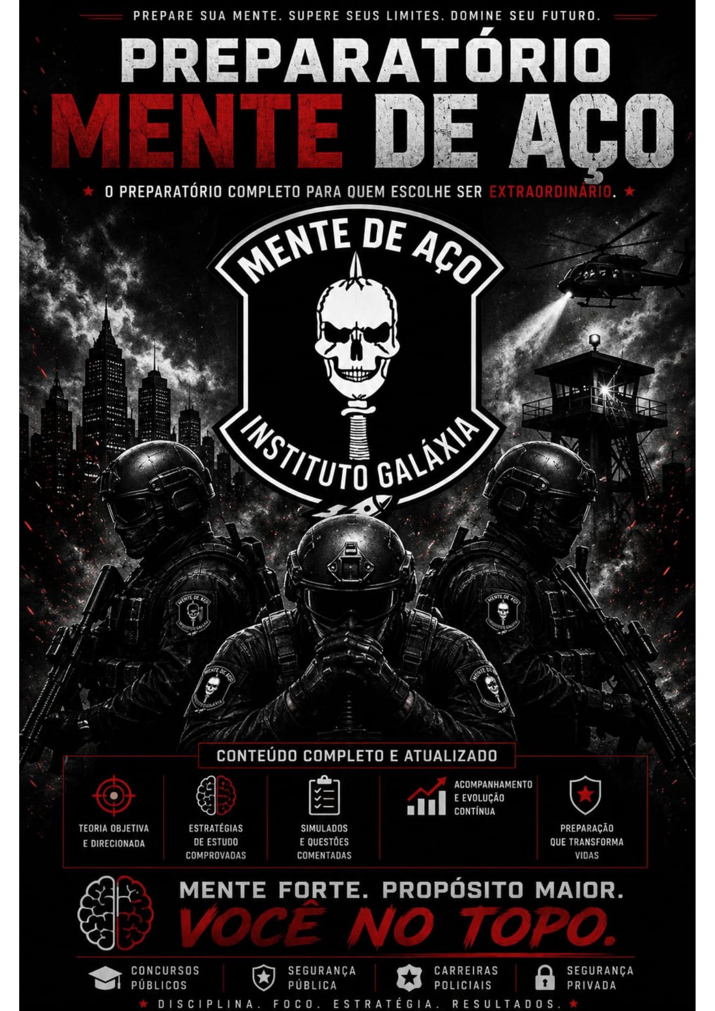 PREPARATÓRIO MENTE DE AÇO #tonogalaxia