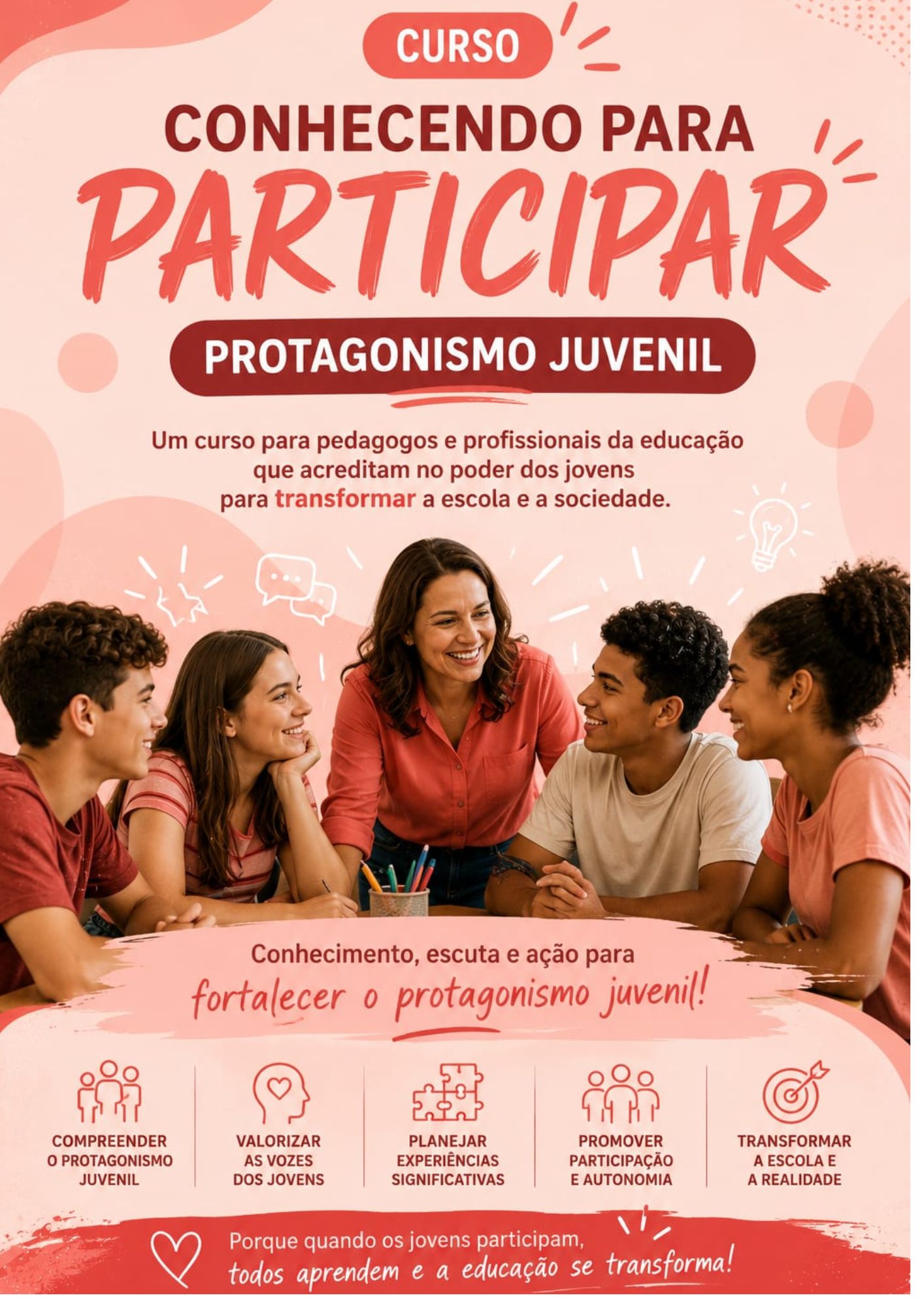 CONHECENDO PARA PARTICIPAR - PROTAGONISMO JUVENIL 
